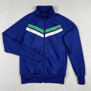 Nike Jacket Womens Medium Blue Striker Casual Hip Hop Skater Street Ladies Top